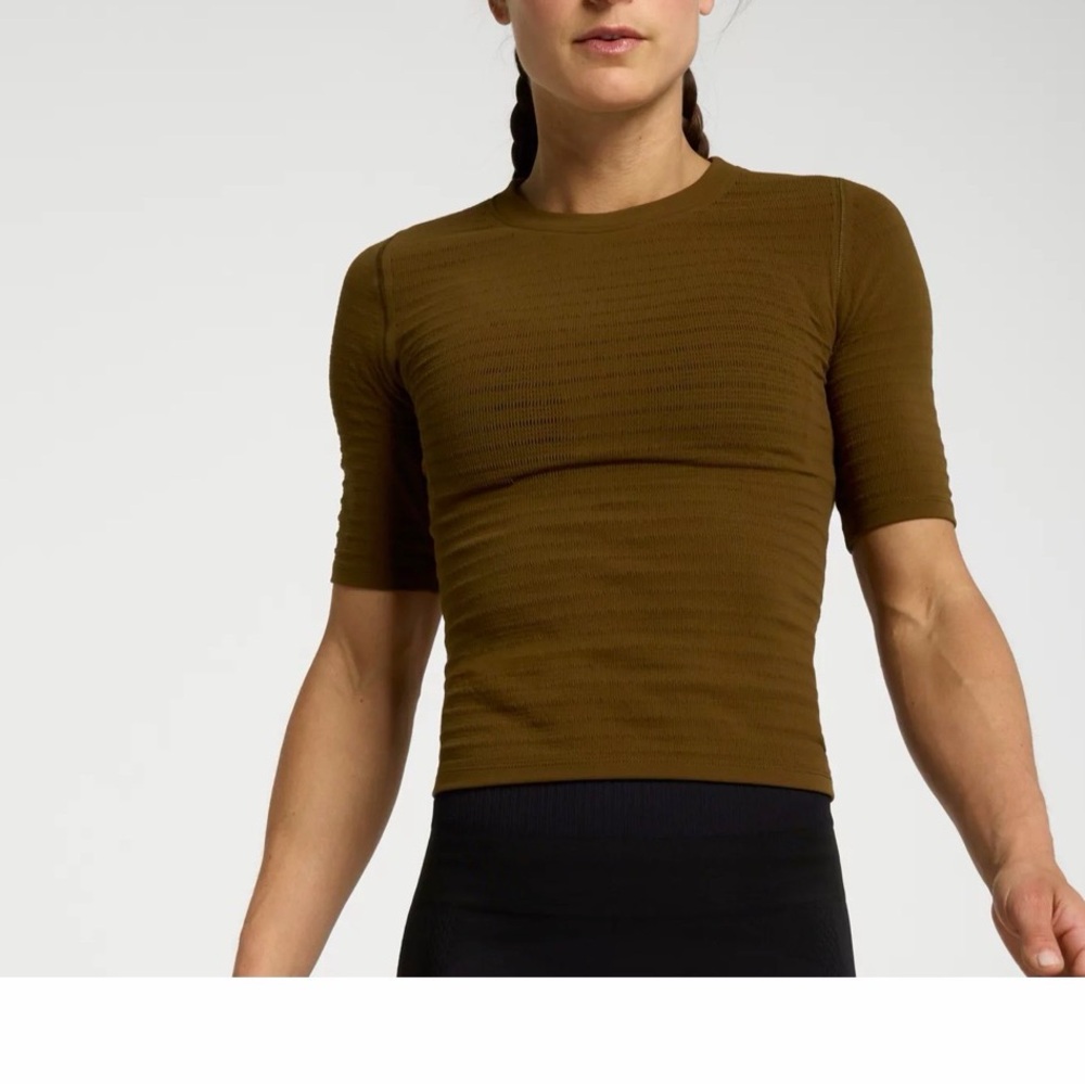 CALIA by Carrie Underwood Olive Short Sleeve Top size Small